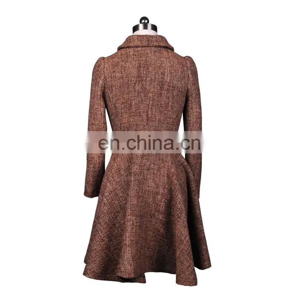 2014 European Fashion Winter Long Coats For Women photo-2