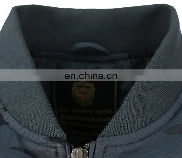 2017 OEM Service Supply Type Camouflage pu Leather Jacket Men photo-4