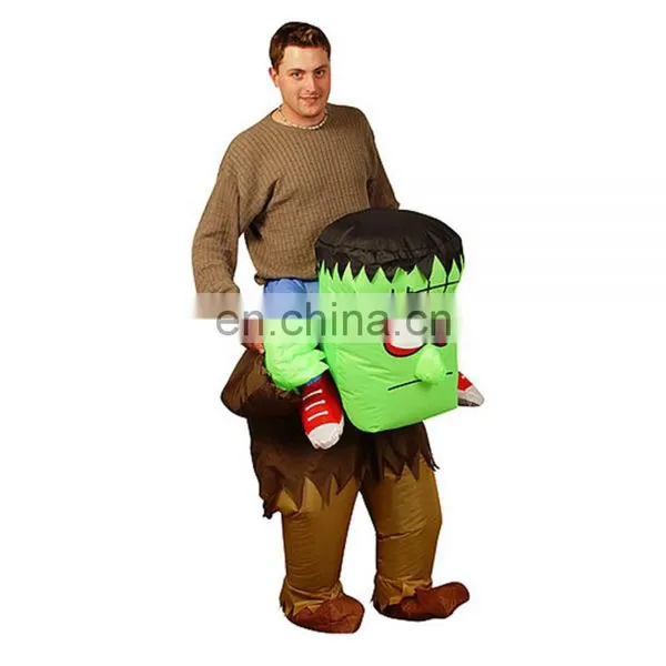 Funny Inflatable Costume Cubic Face Design Halloween Dress for Adults photo-3