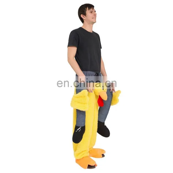 Funny Piggyback Shoulder Ride Pick Me Up Chicken Costume photo-4