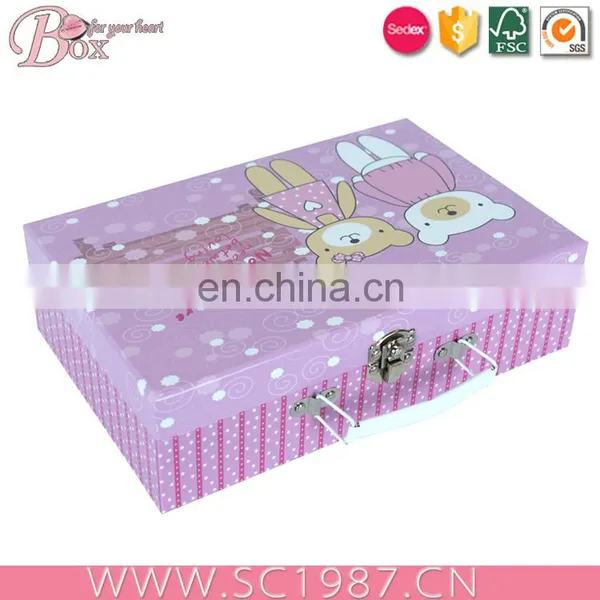 Funny Kids Puzzle Toys Suitcase Box Cardboard photo-4