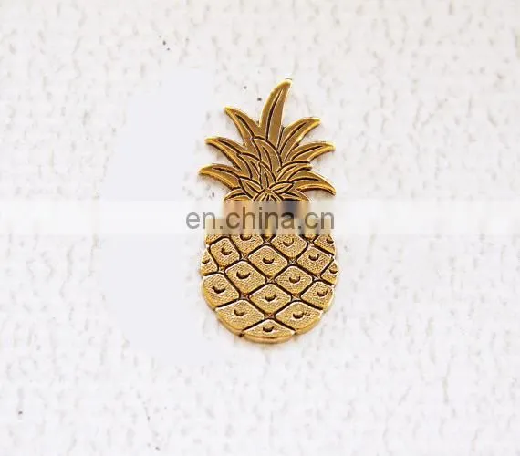 Stampings Tropical Antique Gold Pineapple Charm Fruit Pendant Pineapple