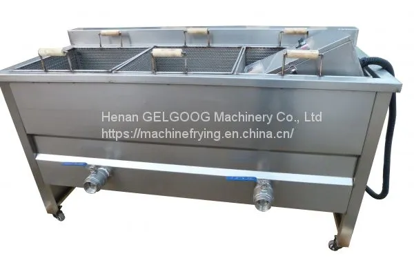 3 Basket Deep Fried Chickpeas Fryer/Fried Chickpeas Fryer for Sale/High Efficiency Fried Chickpeas Fryer photo-2