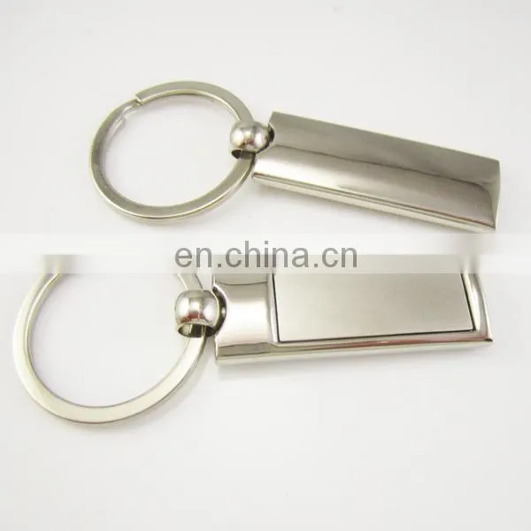 Metal keychain with laser engraving or imprint logo