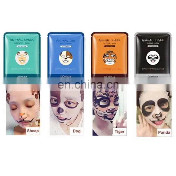Animal Face Mask/Control Hydrating Animal Face Mask/ Nourish Facial Mask