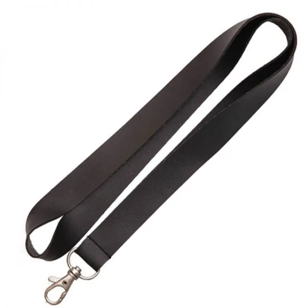Promotional Cheap Custom Logo Leather Neck Lanyards With Name Tag photo-4