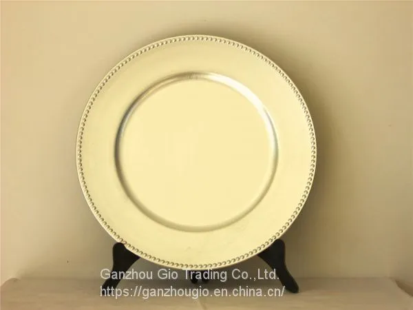 Plastic Charger Plate,christmas Decoration Plate Charger Plate Made in China YF-60017 photo-4