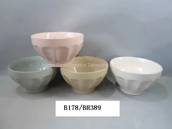 Promotional Sweet Carton Decal Ceramic Bowl for Food Container photo-4