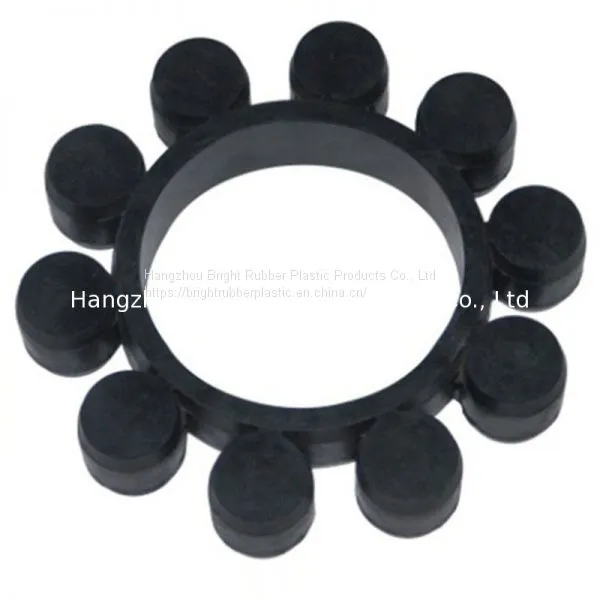 High Quality IATF16949 Custom 70 Shore A Rubber COUPLING INSERT photo-2