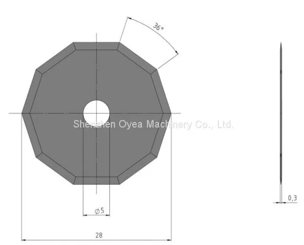 Kuris Rotary Blade 78559 CT,28mm photo-2