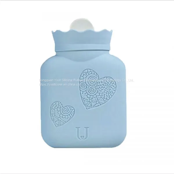 New Fashion Candy Color Hot Water Bottle Food Grade Silicone Hot Water Bag For Girls photo-5
