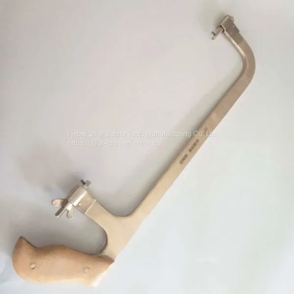Spark Resistant Safety Tools Aluminum Bronze Alloy Hacksaw Frame 300mm photo-2