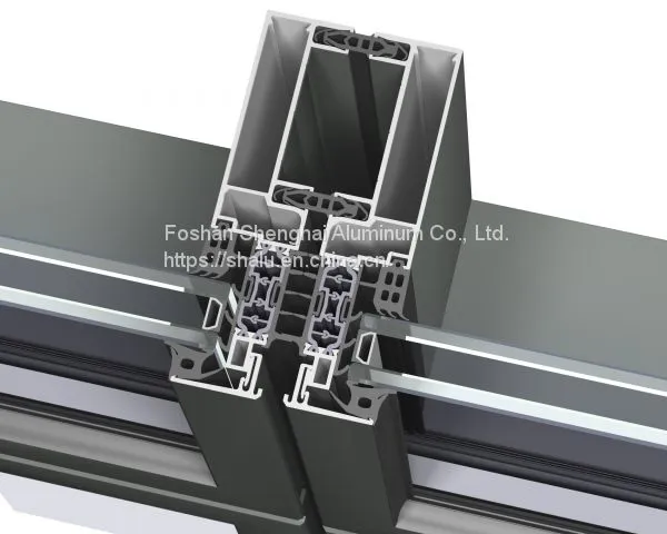 Aluminum Profile for Curtain Wall Insulation Board Accessories Aluminum Window Frames photo-3
