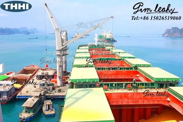 Sea Barge Transfer Floating Crane Floating Barge-Mounted Crane photo-2