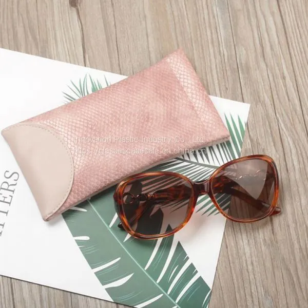 Crush-resistant, Simple Portable Eyeglass Pouch; Auto-closing Sunglasses Pouch photo-3