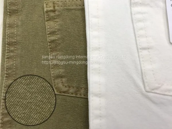 64%Cotton 30%Nylon 6%Spandex Bi-Stretch Twill Fabric photo-2