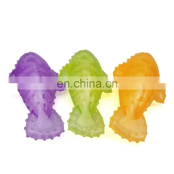Fish Shape Chew Toy for Dogs Best Dental Dog Chew Toy Reduces Plaque & Tartar Buildup Without Brushing Teeth Clean Dog Toy photo-2