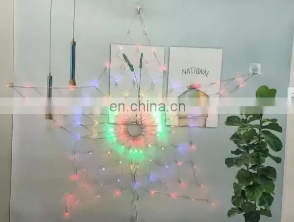 130 штук RGB светодиодных ламп в виде звездной сетки для декорации