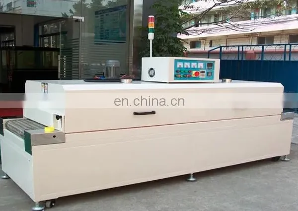 Liyi Drying Oven Steel Mesh PVC Mesh Belt Used Electric Industrial Tunnel Furnace IR and UV Drying Line photo-6