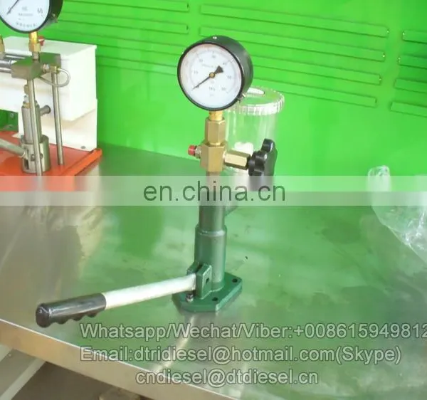 S60H Bosch Diesel Fuel Injector Injection Nozzle Tester With With 0-60 Mpa (0-600 Bar) Pressure Gauge in High Quality photo-4