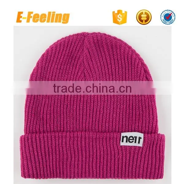Wholesale Beanie Hat With Woven Label photo-2
