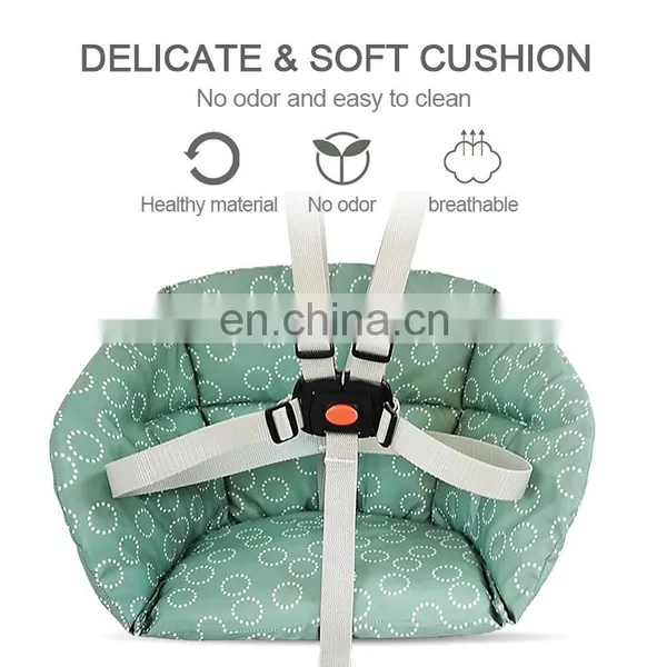 Infant Toddler Eating High Chair Baby Seat Wooden Chair for Feeding photo-6
