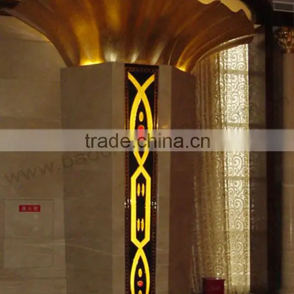 Unique Design Customized Hotel Onyx Imitation Stone Wall Panel photo-5