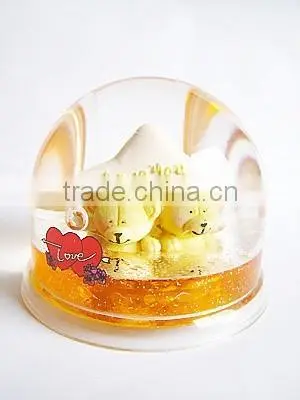 Acrylic Snow Globe Insert Different Photo/ Picture, Snow Ball for Christmas photo-4