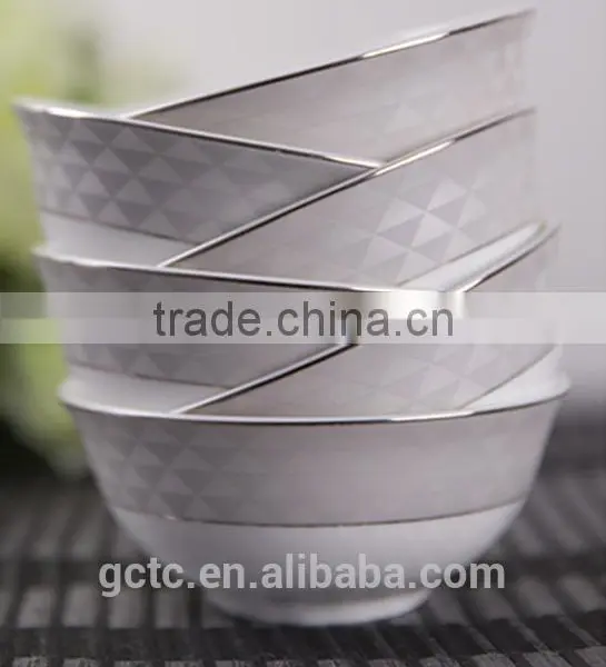 Fine Bone China Geometry Style Bowl photo-3