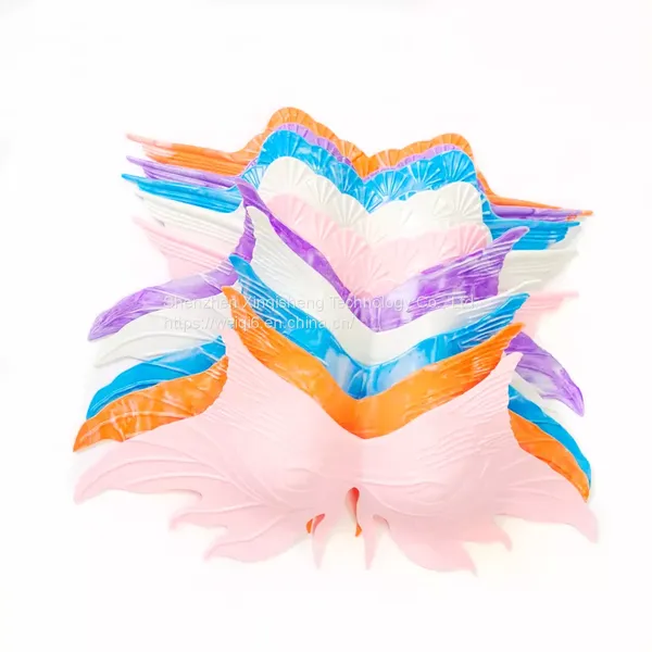 Wholesale Custom Silicone Bra Swimming Mermaid Freediving Swimwear Mermaid Bikini Strapless photo-5