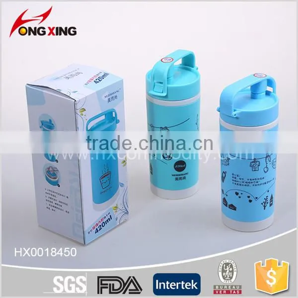 420ML Fashion Students Sport Plastic Water Bottles With Strainer and Air Holes photo-3