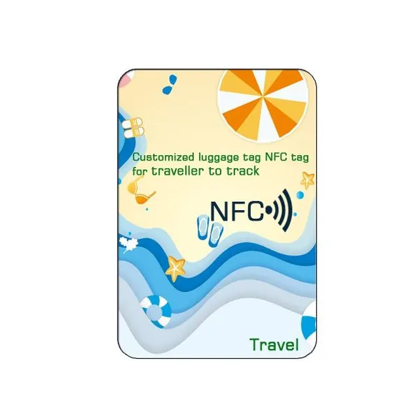 Customized Airway MIFARE Ultralight NFC Tag Luggage Tag NFC Baggage Smart Tags Ntag213 Ntag215 Ntag216 Ntag 424 DNA photo-3