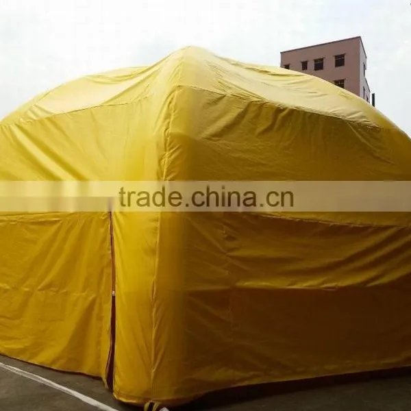 2015 New Arrvail Yellow Gaint Soccer Dome Inflatable Outdoor Tent for Sale photo-2