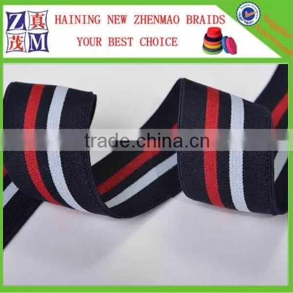 30mm Three Color Strong Striped Elastic Bands Supplier's Choice photo-2