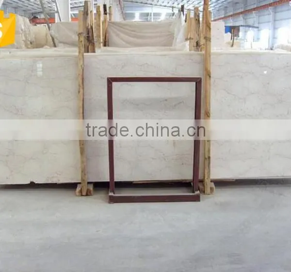 Factory Supply Natural Indoor Polished Shell Beige Marble Tile photo-3