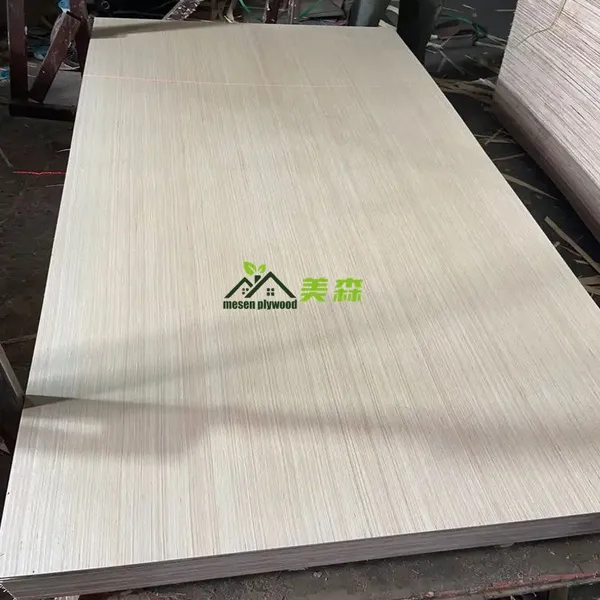 Commercial Plywood Okoume Bintangor Birch Pine Bleached Poplar Veneer Ply Wood Panel photo-3