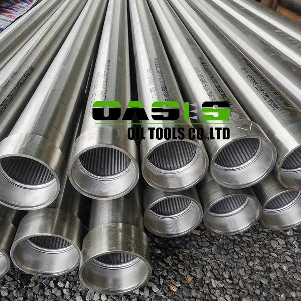 Continuous Slot Wire Wrapped Johnson Type Well Screens Manufactured by OASIS Oil Tools Co., Ltd.