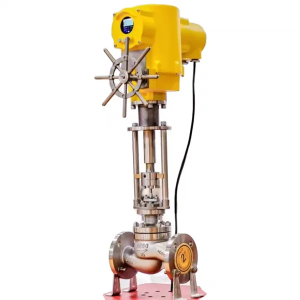 Stainless Steel Pressure Valve Electric Pneumatic Actuator Pressure Regulating Valve