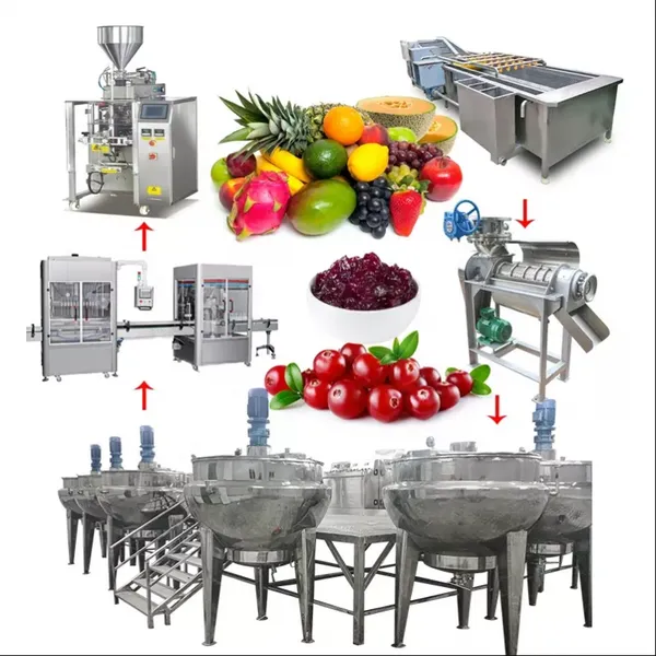 Factory Genyond Small Tomato Paste Ketchup Chill Pepper Sauce Fruit Jam Making Machine Production Line Processing Plant photo-4