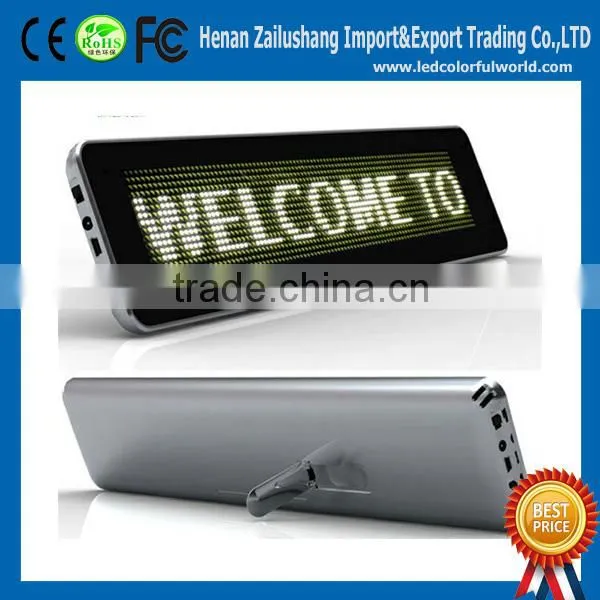 LED table display screen with foldable support