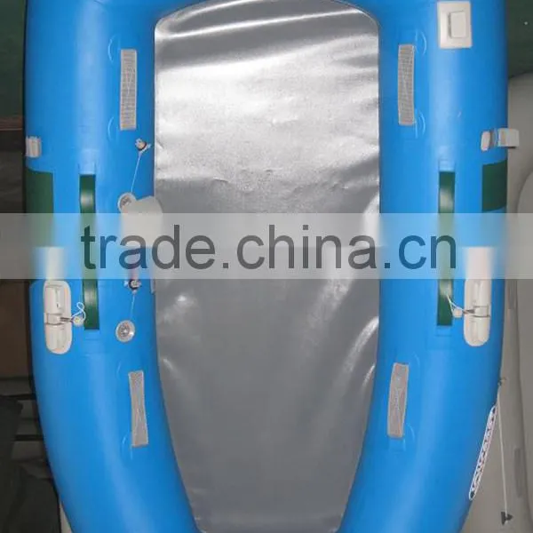 Drop Stitch Air Mat Floor Inflatable Fishing Boat for Individual Belly Boat Cheap Boat