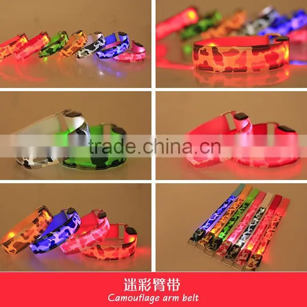 Cycling & Mountain Climbing Zebra Print Glowing Led Armbands photo-2