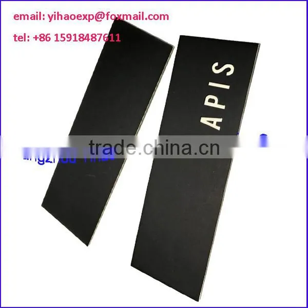 Black Hang Tag With Silver Stamping photo-4