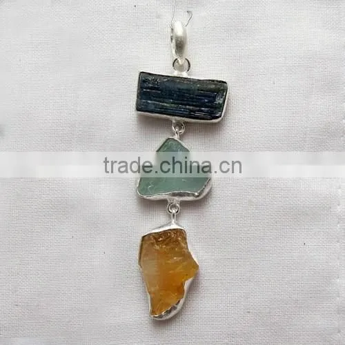 Gorgeous Designer Pendant, Gemstone Silver Jewelry, Handmade Silver Jewelry photo-6