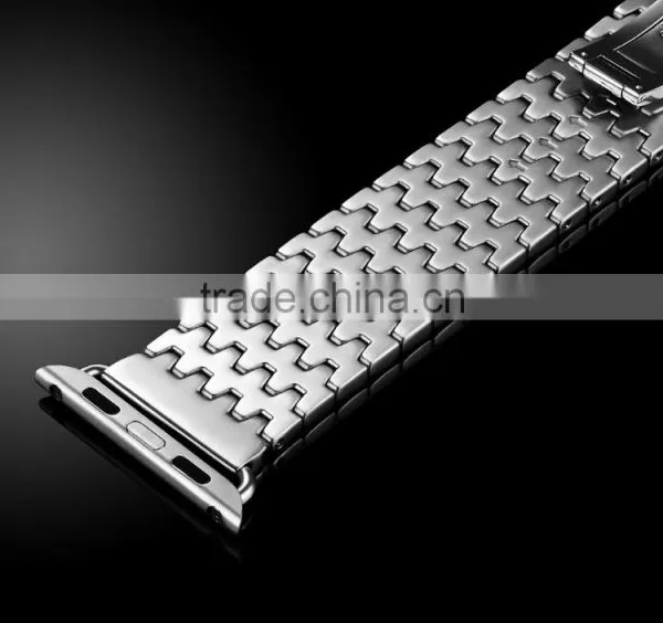 Icarer Armour Stainless Steel Watch Band For IWatch Sliver Wrist Strap For 38MM Apple Watch MT-4251 photo-6