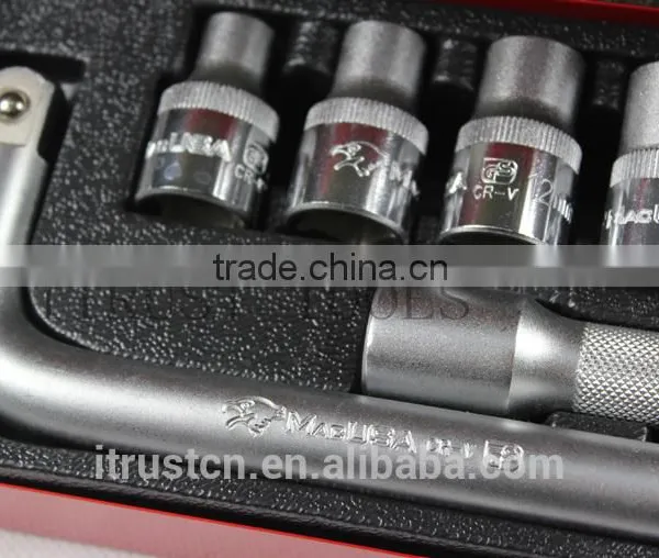 10PCS 1/2" Metall Box Socket Set 4010AAL GS KING TOOLS Made in China photo-5