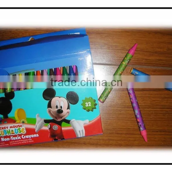 2016 New 32pcs Wax Crayon in Color Box Packing