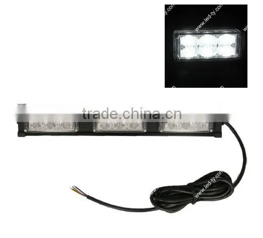 Vehicle Car Truck Roof Emergency 18 LED Yellow Flash Lamp Strobe Light photo-2