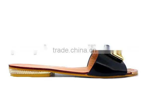 Fashion Lady Fancy Flat Heel Simple Slippers