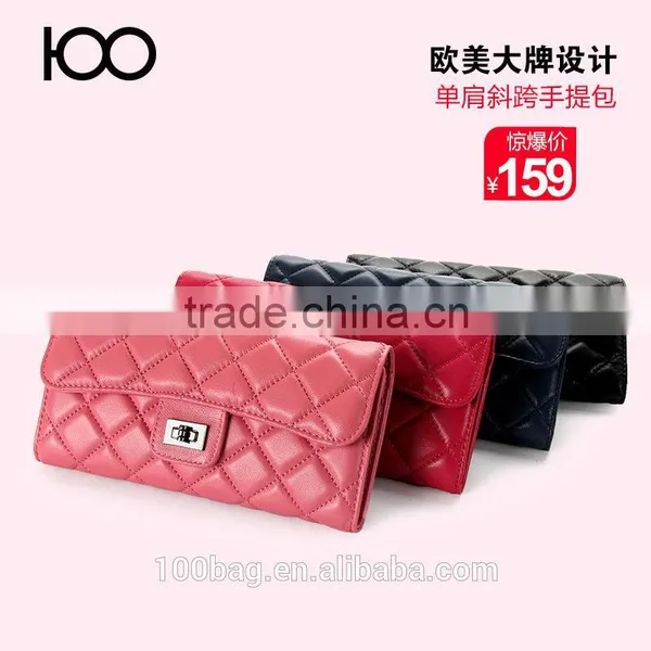 Handmade Luxry Custom New Arrival Lady Wallet ,money Bag ,ladies Purse